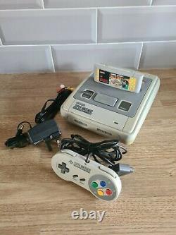 Super Nintendo SNES Console Bundle Super Mario Allstars Fully tested UK PAL