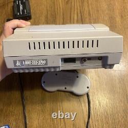 Super Nintendo SNES Console Bundle Tested With Controller And Wires Fully Tested