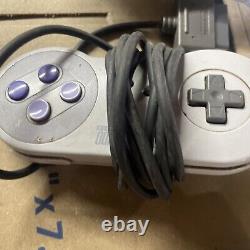 Super Nintendo SNES Console Bundle With Game And Tested Works