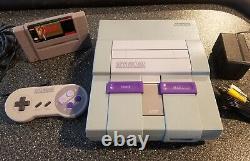 Super Nintendo SNES Console Bundle With Game Zelda Link to the Past! TESTED