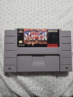 Super Nintendo SNES Console Bundle With Games Tested Donkey Kong Street Fighter