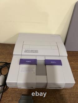 Super Nintendo SNES Console Bundle With Mario Paint, Controllers, Cables Tested