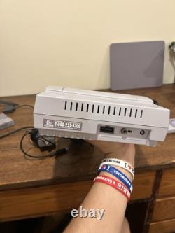Super Nintendo SNES Console Bundle With Mario Paint, Controllers, Cables Tested