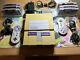 Super Nintendo Snes Console Bundle With 6 Games + Cords & Controllers Tested