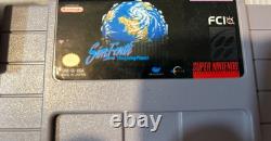 Super Nintendo SNES Console Bundle with 9 Games, Game Genie, 2 Controllers TESTED