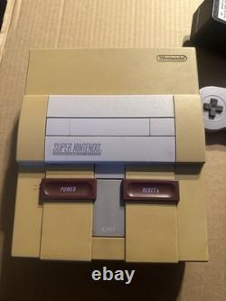 Super Nintendo SNES Console Bundle with Games Killer Instinct Spiderman Xmen