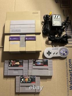 Super Nintendo SNES Console Bundle with Games! READ DESCRIPTION