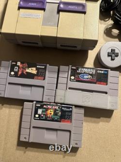 Super Nintendo SNES Console Bundle with Games! READ DESCRIPTION