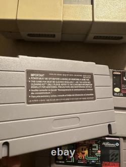 Super Nintendo SNES Console Bundle with Games! READ DESCRIPTION