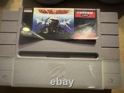 Super Nintendo SNES Console Bundle with Games Super Mario World UN Squadron