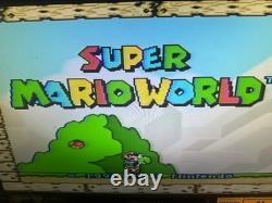 Super Nintendo SNES Console Bundle with Games Super Mario World UN Squadron
