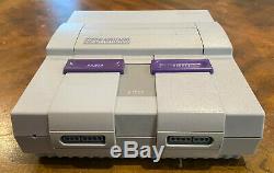 Super Nintendo SNES Console COMPLETE Cleaned/Sanitized FREE SHIPPING