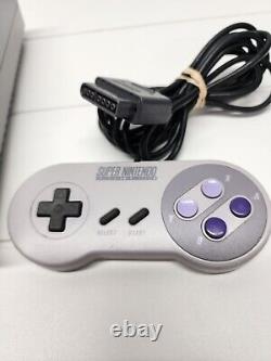 Super Nintendo SNES Console Cables 1 Controller TESTED