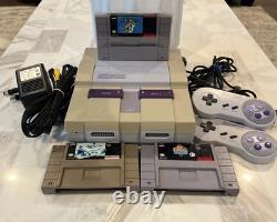 Super Nintendo SNES Console Complete with Original Controller Super Mario World