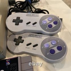 Super Nintendo SNES Console Complete with Original Controller Super Mario World