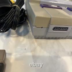 Super Nintendo SNES Console Complete with Original Controller Super Mario World