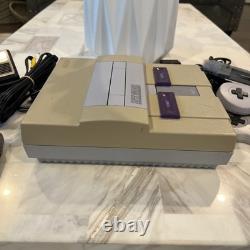 Super Nintendo SNES Console Complete with Original Controller Super Mario World