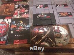 Super Nintendo SNES Console Lot CIB Games MARIO INDIANA JONES KILLER INSTINCT VG