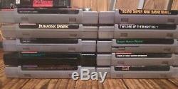 Super Nintendo SNES Console Lot CIB Games MARIO INDIANA JONES KILLER INSTINCT VG