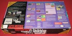 Super Nintendo SNES Console Mario World Bundle CIB + Yoshi's Island + Guide