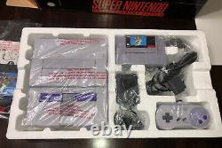 Super Nintendo SNES Console Mario World Original New In Box 1994 Never Used NIB