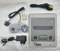 Super Nintendo SNES Console Model SNSP-001A PAL + Controller + Cables 4260
