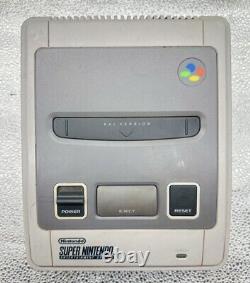 Super Nintendo SNES Console Model SNSP-001A PAL + Controller + Cables 4260