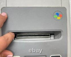 Super Nintendo SNES Console Model SNSP-001A PAL + Controller + Cables 4260