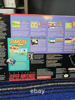 Super Nintendo SNES Console NM Complete In Box CIB Super Mario World 2 RARE BOX