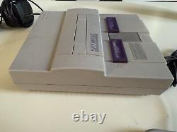 Super Nintendo SNES Console OEM Controller, Cords & Console Tested & Works
