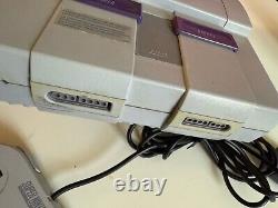 Super Nintendo SNES Console OEM Controller, Cords & Console Tested & Works