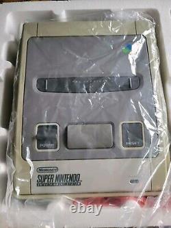 Super Nintendo SNES Console. Original Box Complete No Game