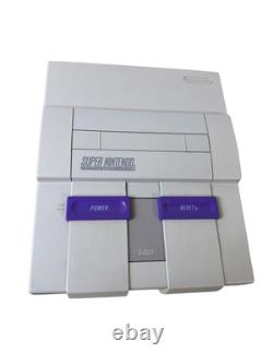 Super Nintendo SNES Console SNS-001 With 13 Games Bundle All OEM Fully Tested
