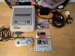 Super Nintendo SNES Console Street Fighter II 2 BOXED + Original Booklet WORKING