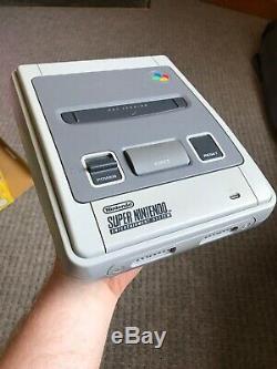 Super Nintendo SNES Console & Super Mario All Stars Boxed Tested And Working