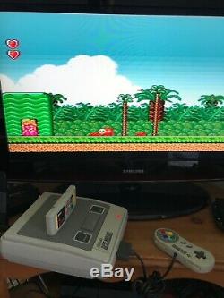 Super Nintendo SNES Console & Super Mario All Stars Boxed Tested And Working