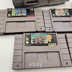 Super Nintendo SNES Console & Super Mario Games Bundle (World, All Stars & Kart)