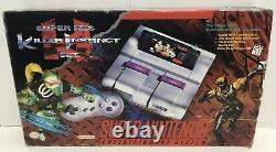 Super Nintendo SNES Console System Box Boxed Complete + Killer Instinct Matching