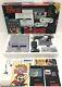 Super Nintendo Snes Console System Box Boxed Complete + Super Mario World