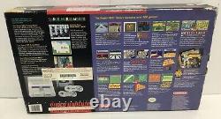 Super Nintendo SNES Console System Box Boxed Complete + Super Mario World