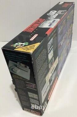 Super Nintendo SNES Console System Box Boxed Complete + Super Mario World