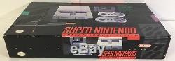 Super Nintendo SNES Console System Box Boxed Mario World Complete CIB