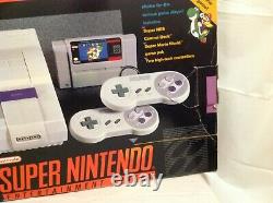 Super Nintendo SNES Console System Box ONLY Mario All-Stars Version