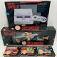 Super Nintendo Snes Console System Boxed Box Complete + Scope Not For Resale Set