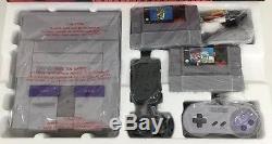 Super Nintendo SNES Console System Boxed Mario Paint CIB 100% Complete Nr Mint