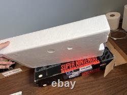 Super Nintendo SNES Console System Complete In Box CIB Super Mario World SNS-001
