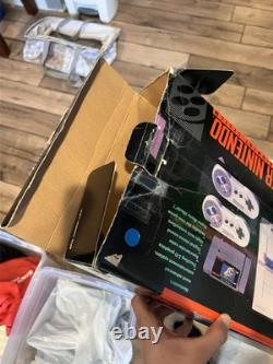 Super Nintendo SNES Console System Complete In Box CIB Super Mario World SNS-001