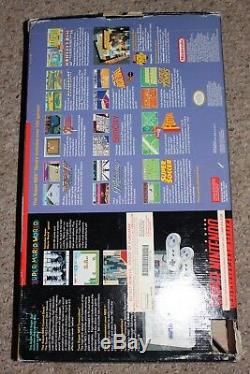 Super Nintendo SNES Console System Complete in Box with Mario World Bundle #SNW4