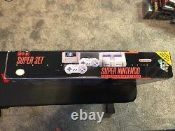 Super Nintendo SNES Console System EMPTY BOX ONLY Vintage Video Games Styrofoam