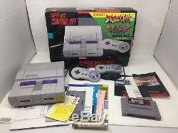 Super Nintendo SNES Console System F-Zero Target Edition Complete In Box, Tested